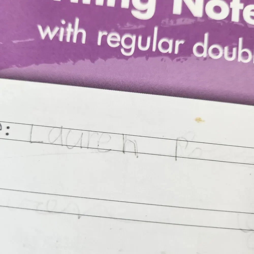 Handwriting Without Tears Wide Double Line Loose Notebook Paper + My Journal